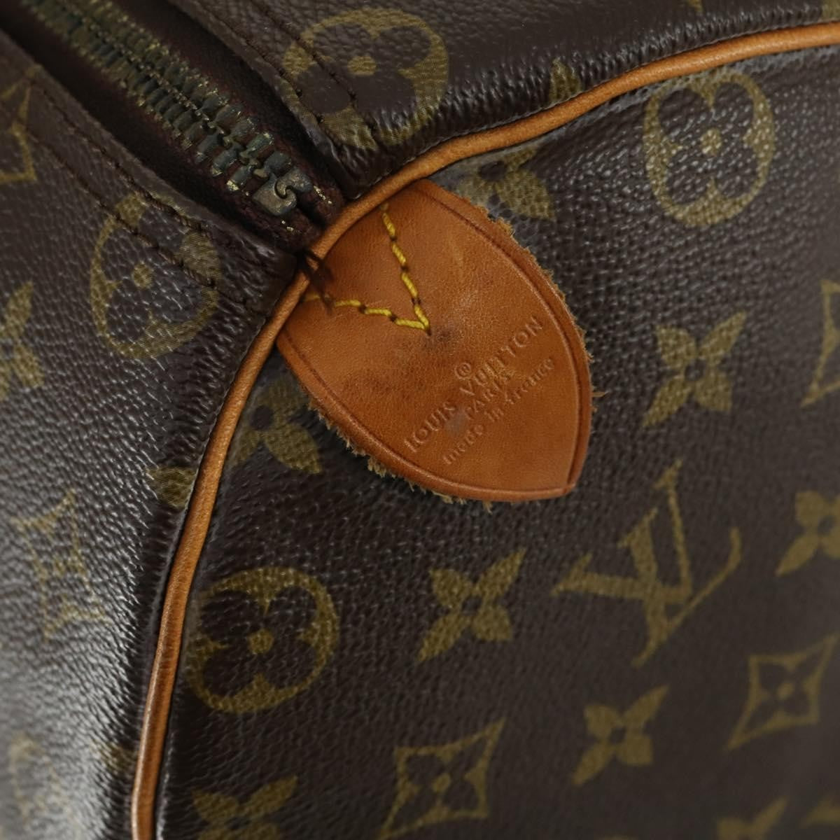 Louis Vuitton Keepall Bag Monogram Canvas Brown Canvas Travel Bag Bag (Pre-Owned)