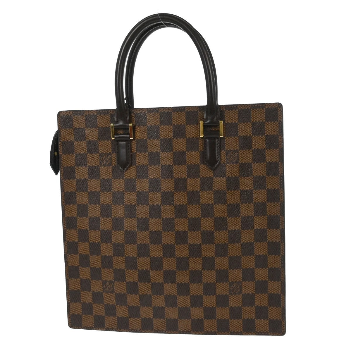 Louis Vuitton Venice Sac Plat Bag Damier Brown Canvas Tote Bag Bag (Pre-Owned)