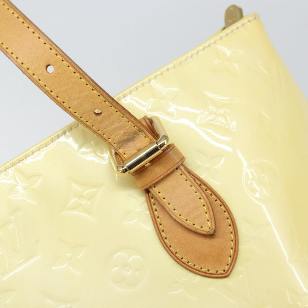 Louis Vuitton Brentwood Handbag Monogram Vernis Yellow Patent_Leather Tote Bag Bag (Pre-Owned)