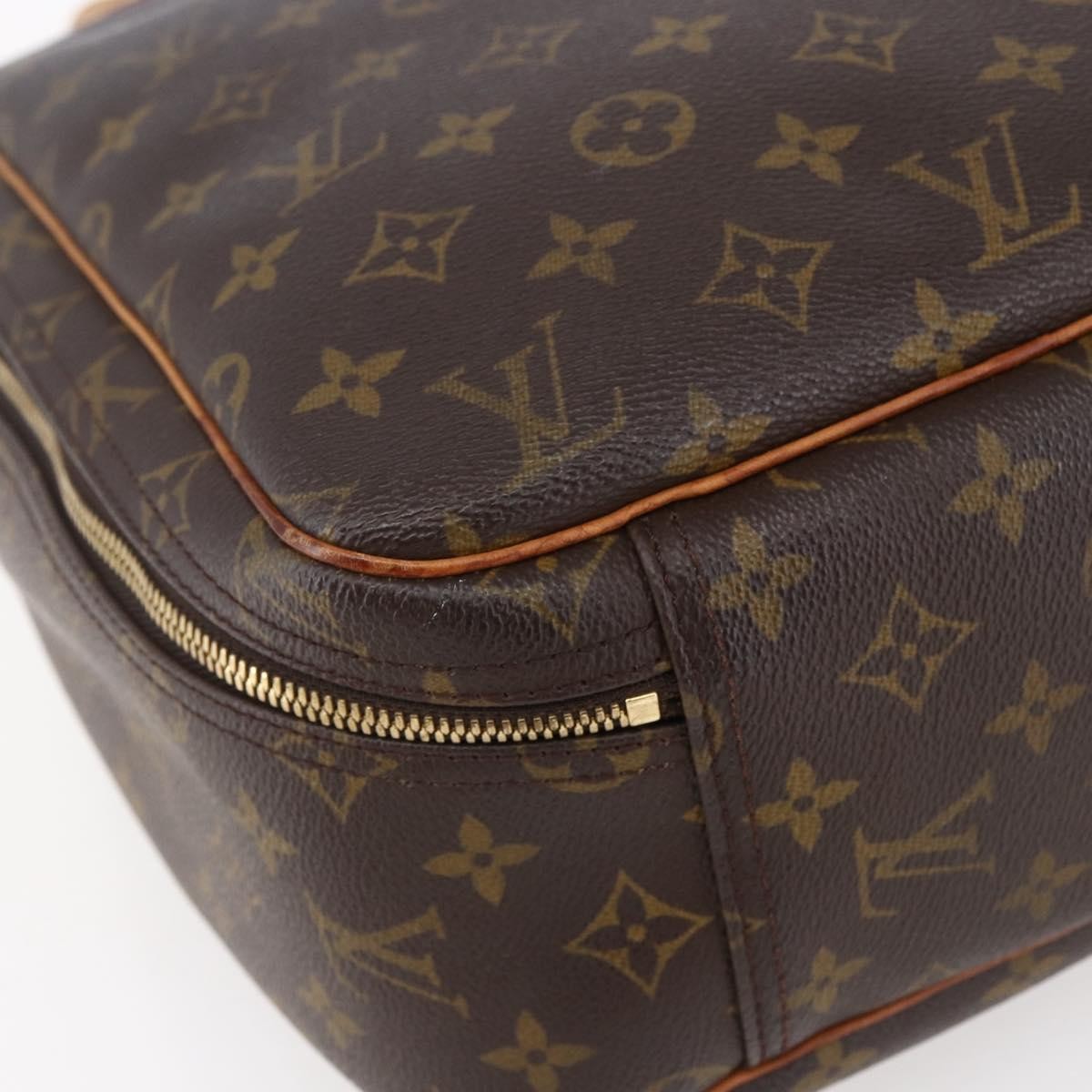 Louis Vuitton Excursion Handbag Monogram Canvas Brown Canvas Handbag (Pre-Owned)