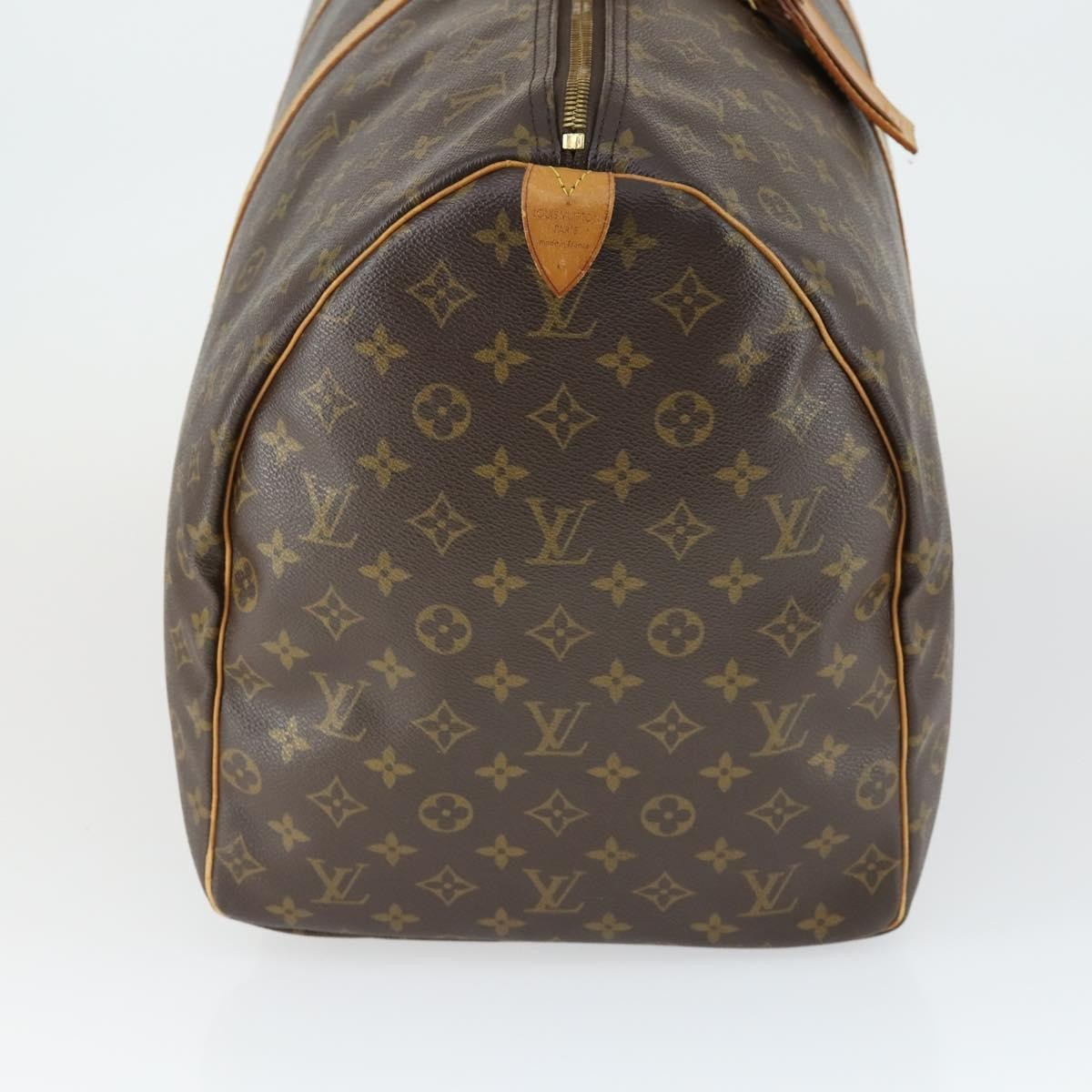 Louis Vuitton Keepall Bag Monogram Canvas Brown Canvas Travel Bag Bag (Pre-Owned)