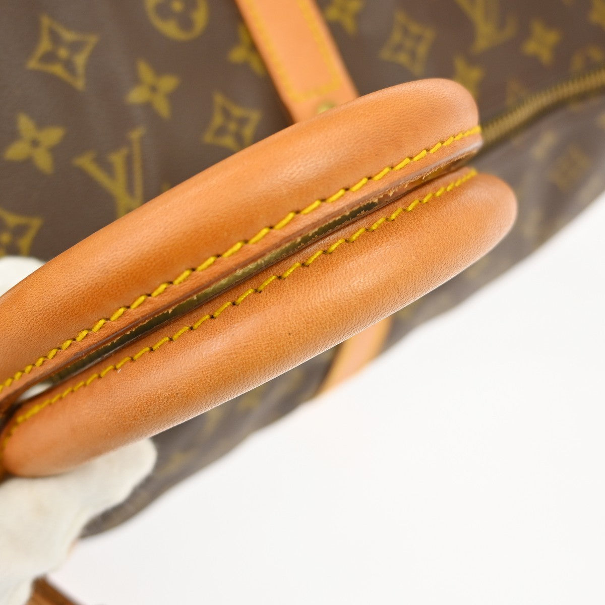 Louis Vuitton Keepall Bag Monogram Canvas Brown Canvas Travel Bag Bag (Pre-Owned)