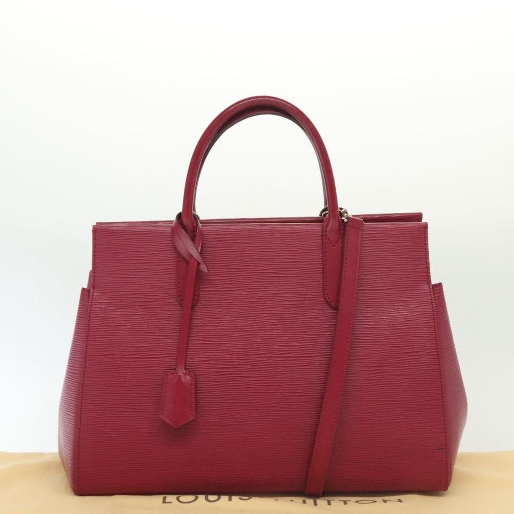 Louis Vuitton Marly Handbag Epi Leather Pink Leather Bag (Pre-Owned)