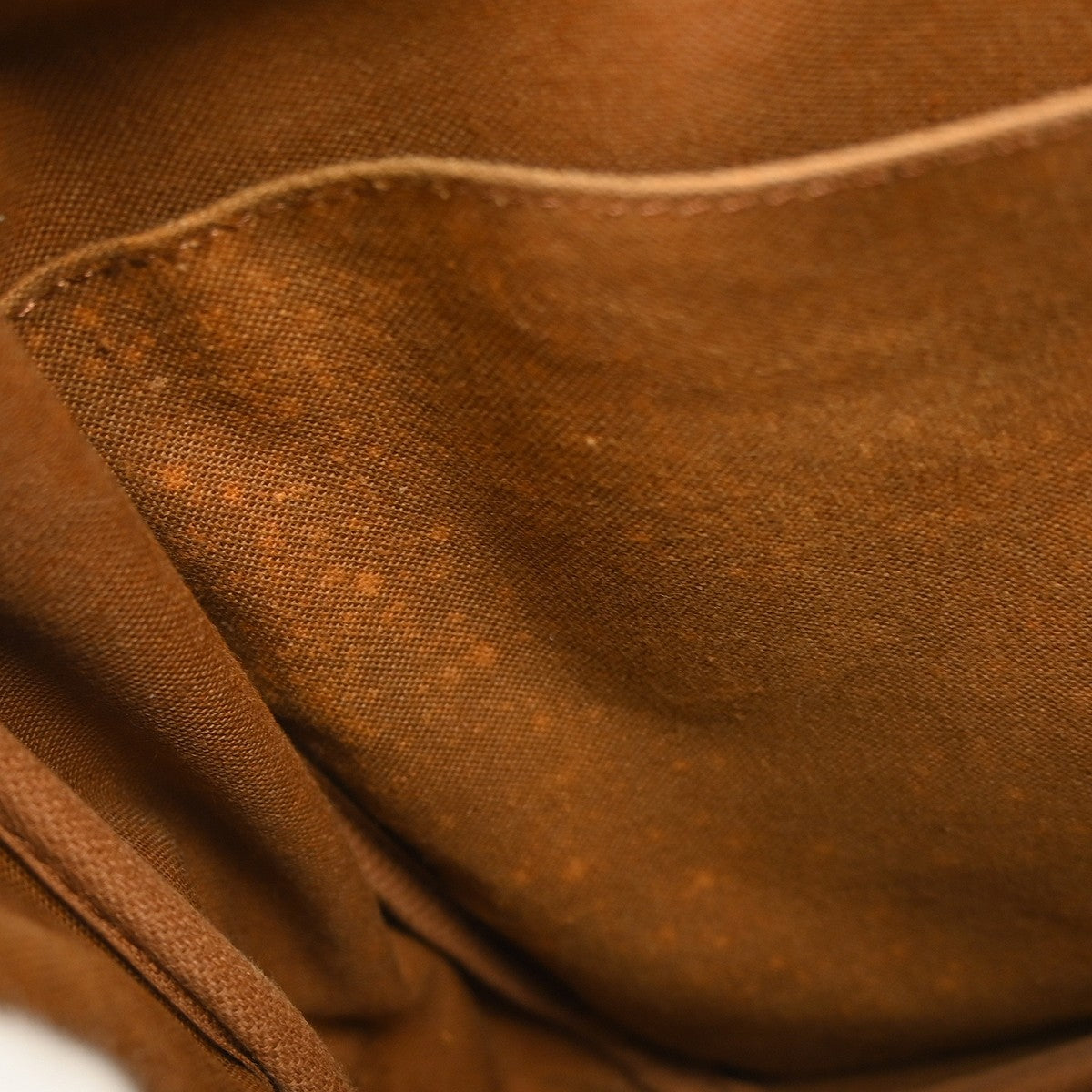 Louis Vuitton Saumur Handbag Monogram Canvas Brown Canvas Shoulder Bag Bag (Pre-Owned)