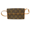 Louis Vuitton Florentine Waist Bag Monogram Canvas Brown Canvas Clutche & Pouche Bag (Pre-Owned)