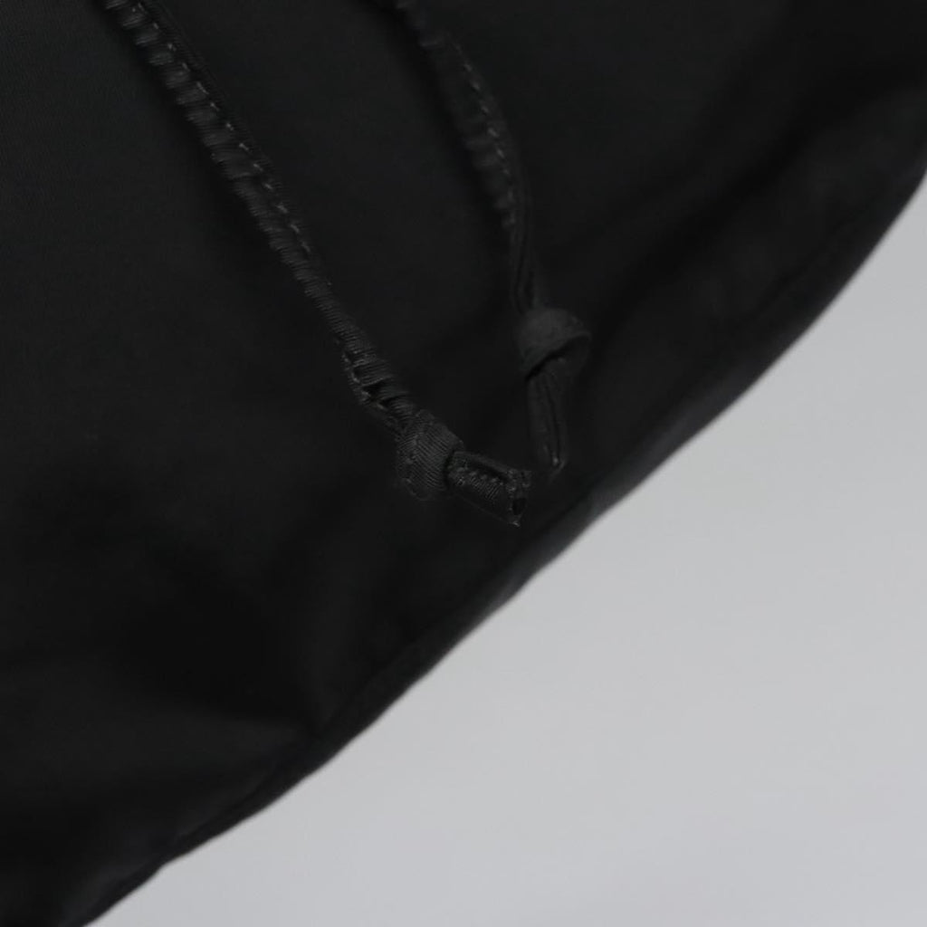 Prada Flap Drawstring Backpack Tessuto Black Nylon Backpack Bag (Pre-Owned)