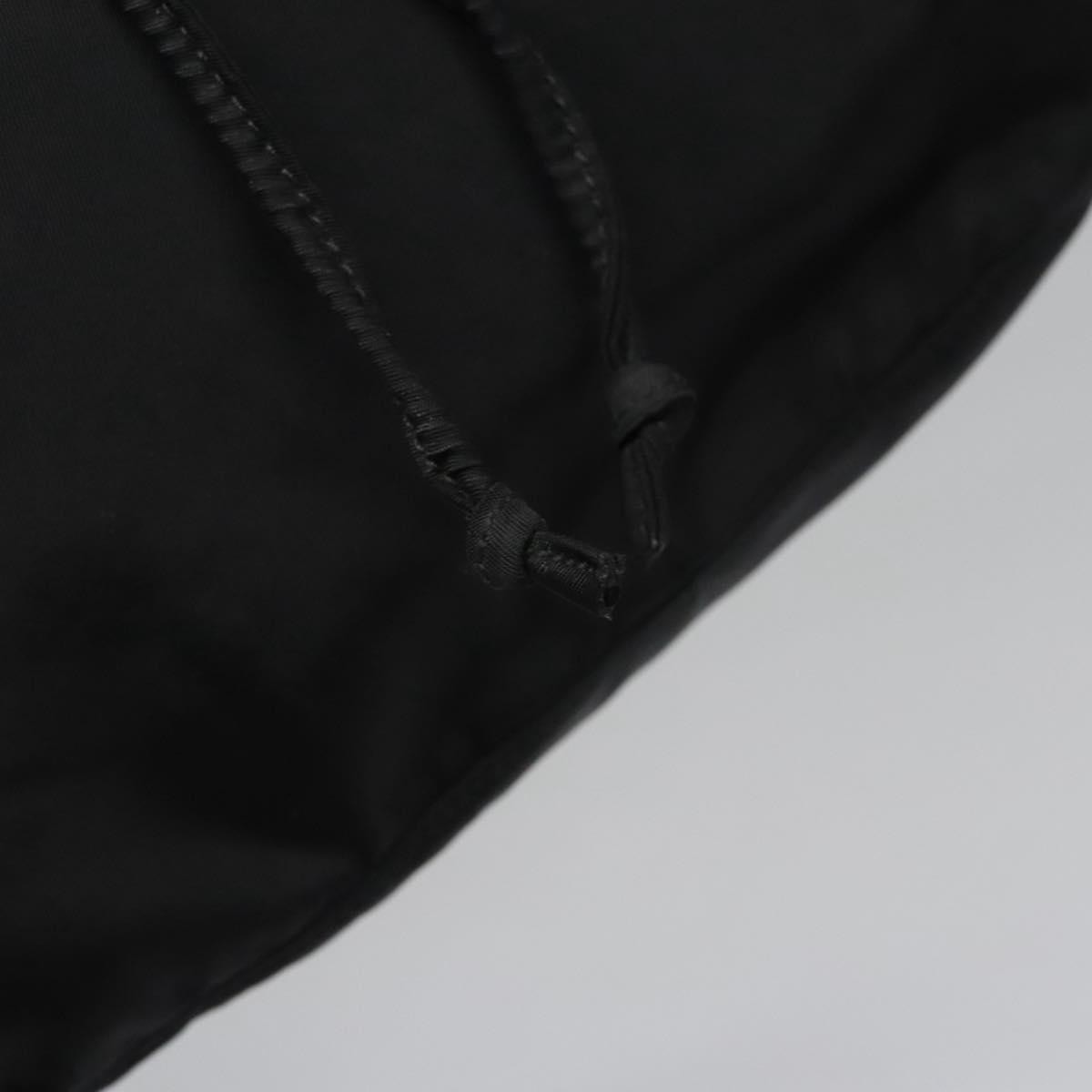 Prada Flap Drawstring Backpack Tessuto Black Nylon Backpack Bag (Pre-Owned)