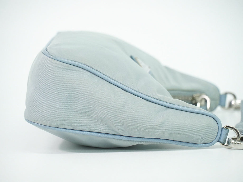 Prada Re-Edition 2005 Shoulder Bag Tessuto Blue Nylon Shoulder Bag Bag (Pre-Owned)
