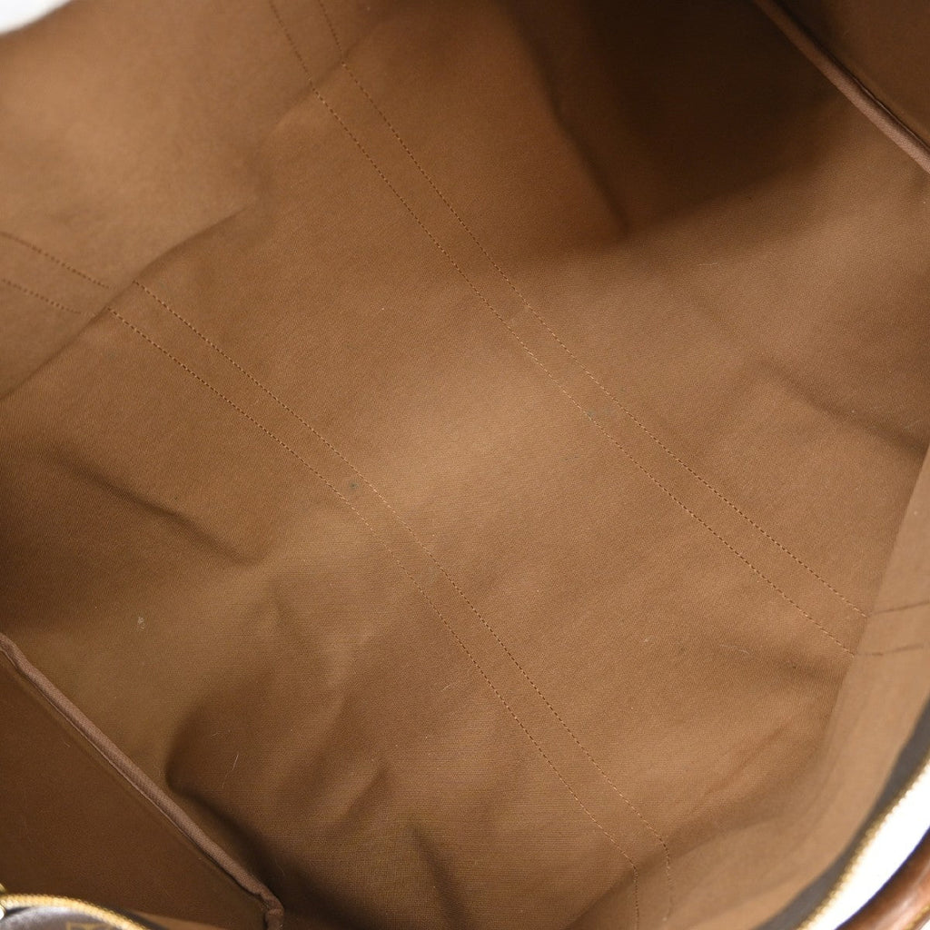 Louis Vuitton Keepall Bag Monogram Canvas Brown Canvas Travel Bag Bag (Pre-Owned)
