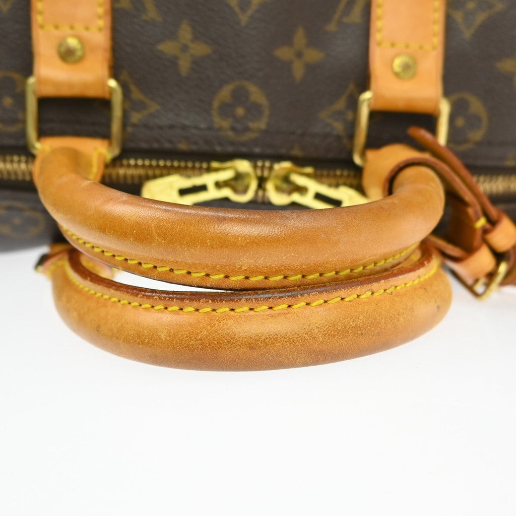 Louis Vuitton Keepall Bag Monogram Canvas Brown Canvas Travel Bag Bag (Pre-Owned)