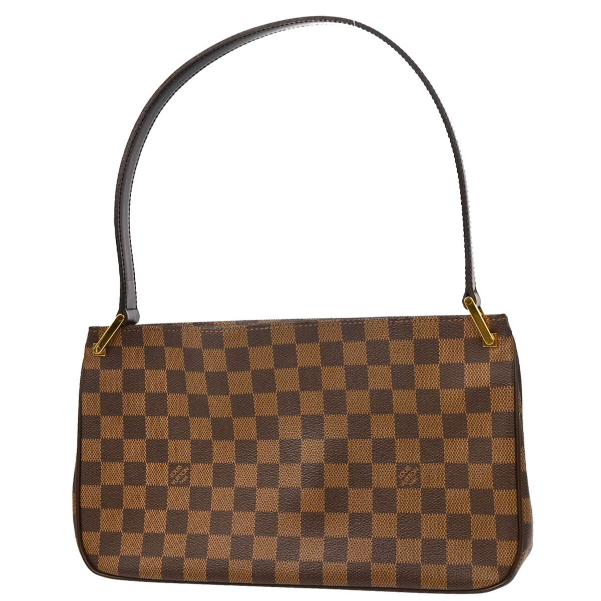 Louis Vuitton Aubagne Bag Damier Brown Canvas Handbag (Pre-Owned)