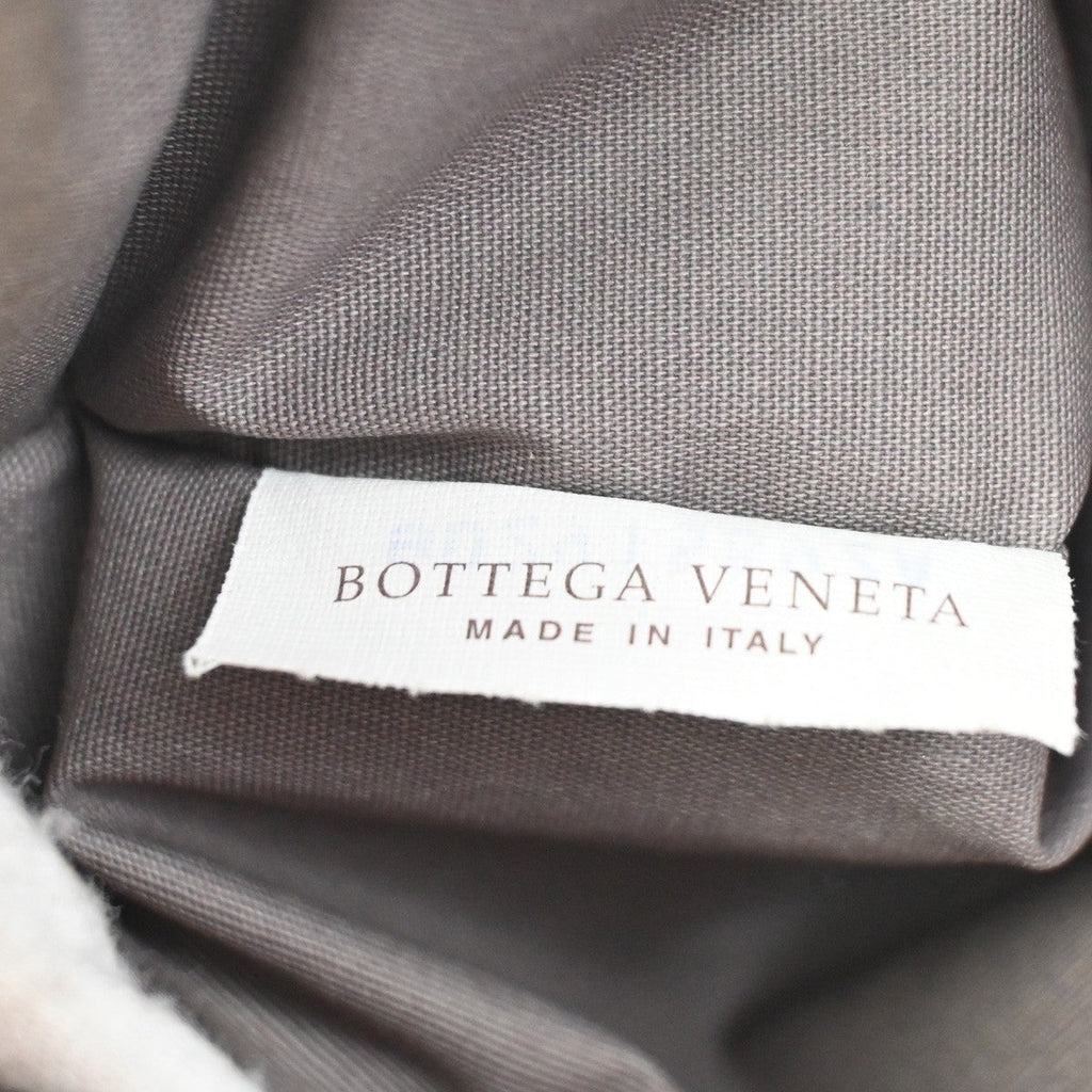 Bottega Veneta Flat Messenger Bag Intrecciato Nappa Red Leather Shoulder Bag Bag (Pre-Owned)