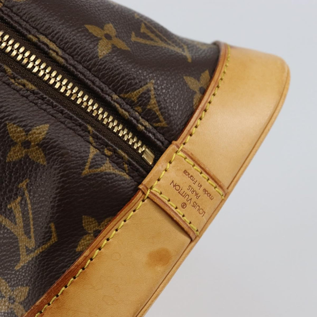 Louis Vuitton Alma Handbag Monogram Canvas Brown Canvas Handbag (Pre-Owned)