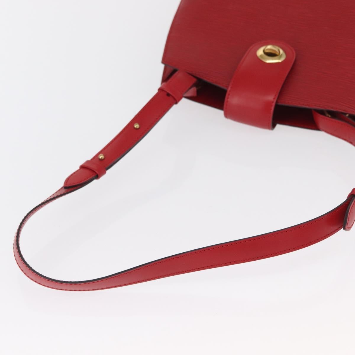 Louis Vuitton Cluny Shoulder Bag Epi Leather Red Leather Shoulder Bag Bag (Pre-Owned)