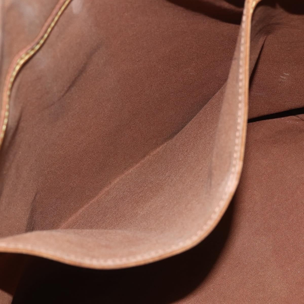 Louis Vuitton Palermo Handbag Monogram Canvas Brown Canvas Tote Bag Bag (Pre-Owned)