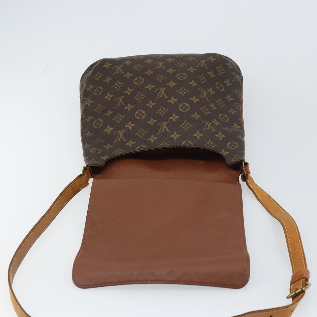 Louis Vuitton Musette Salsa Handbag Monogram Canvas Brown Canvas Shoulder Bag Bag (Pre-Owned)