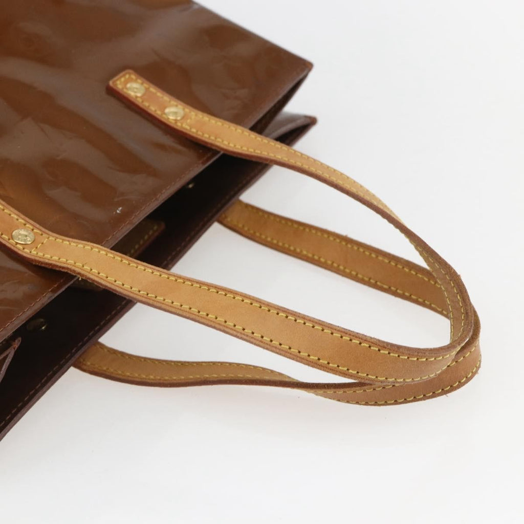Louis Vuitton Reade Handbag Monogram Vernis Brown Patent_Leather Handbag (Pre-Owned)