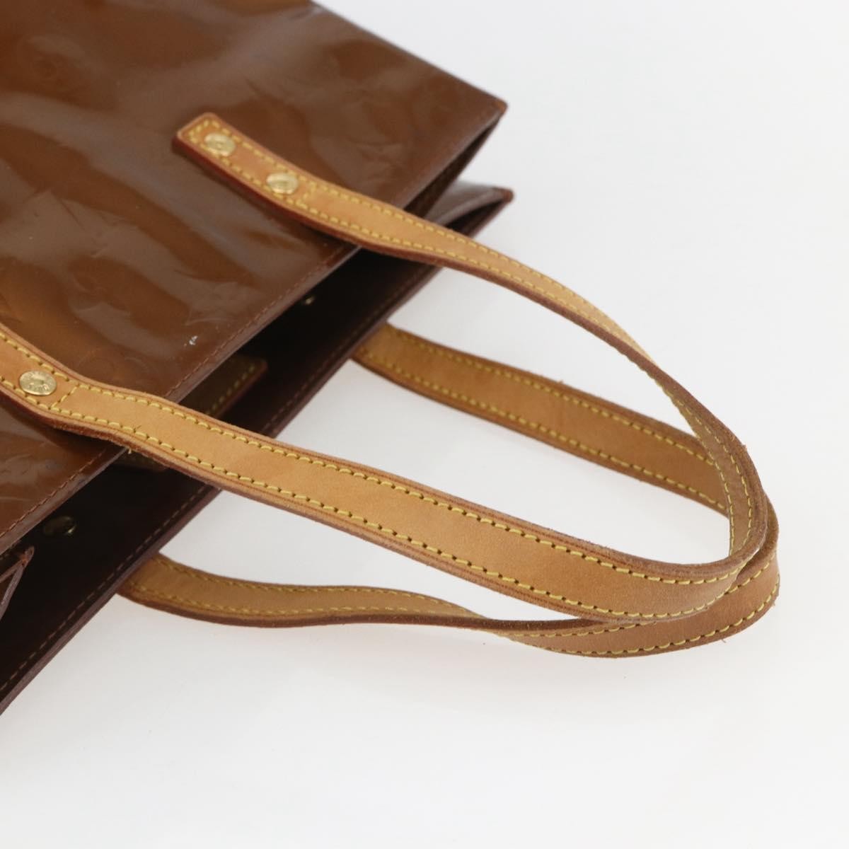 Louis Vuitton Reade Handbag Monogram Vernis Brown Patent_Leather Handbag (Pre-Owned)