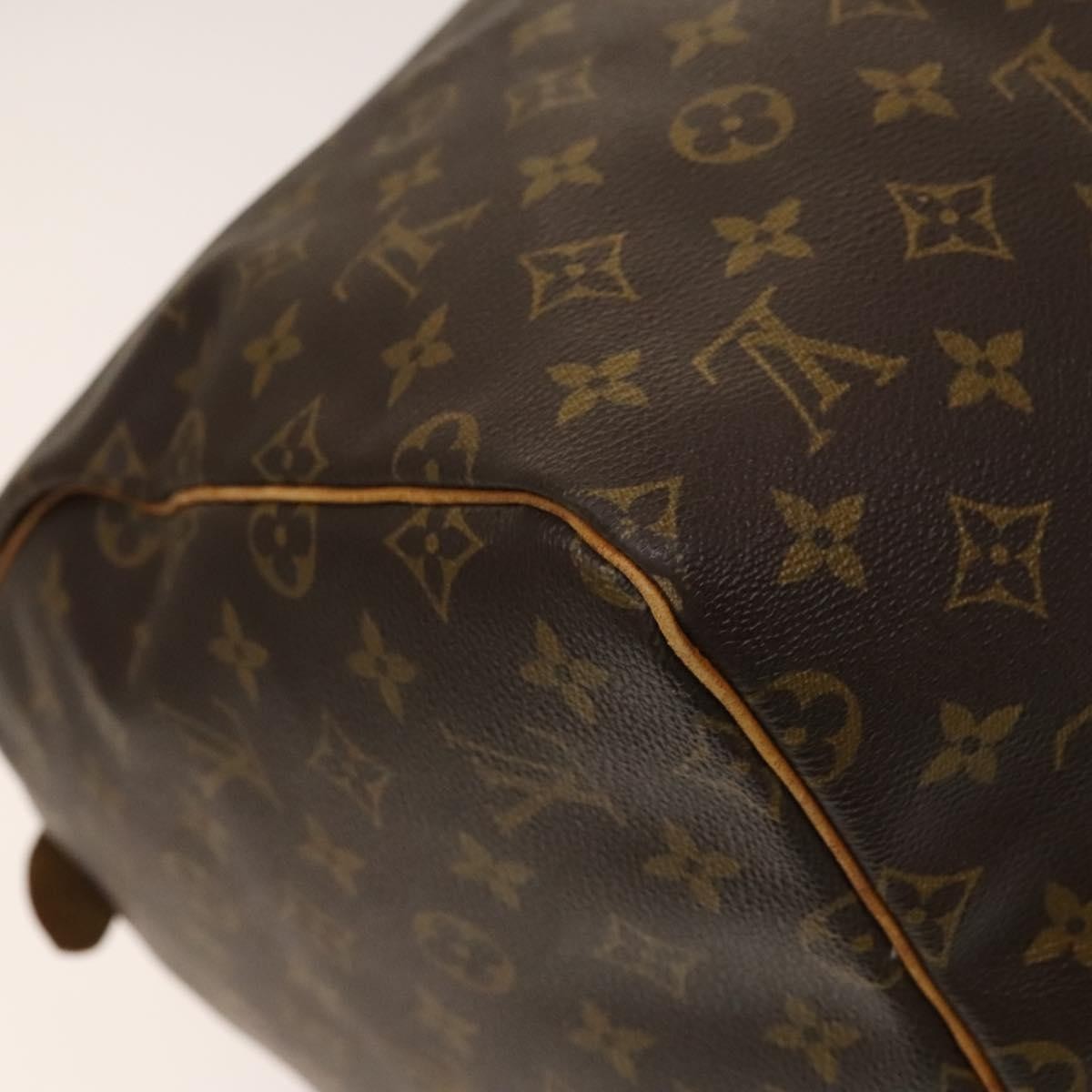 Louis Vuitton Keepall Bag Monogram Canvas Brown Canvas Travel Bag Bag (Pre-Owned)