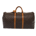 Louis Vuitton Keepall Bag Monogram Canvas Brown Canvas Travel Bag Bag (Pre-Owned)
