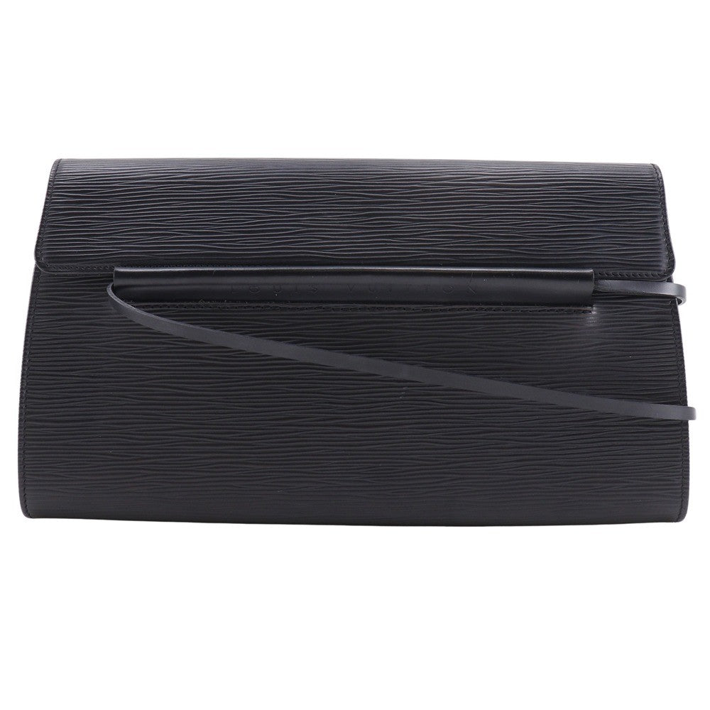 Louis Vuitton Dinard Handbag Epi Leather Black Leather Shoulder Bag Bag (Pre-Owned)