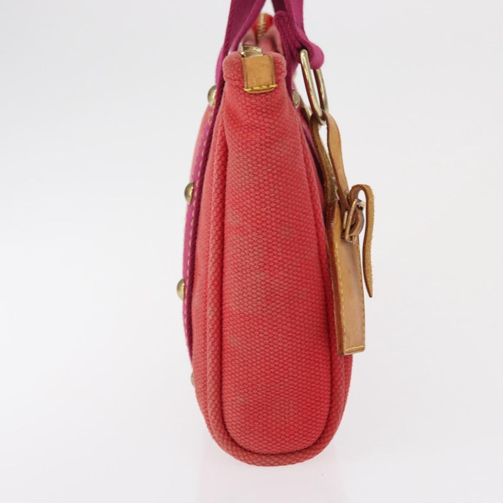 Louis Vuitton Antigua Tote Canvas Red Canvas Tote Bag Bag (Pre-Owned)