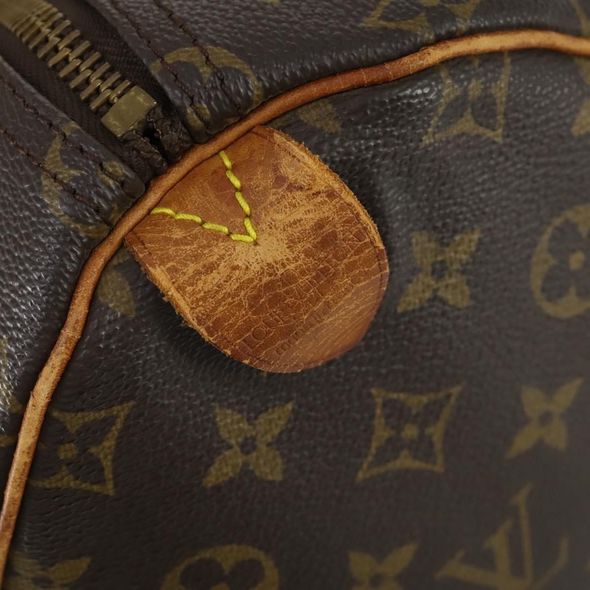 Louis Vuitton Keepall Bag Monogram Canvas Brown Canvas Travel Bag Bag (Pre-Owned)