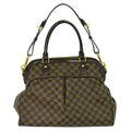 Louis Vuitton Trevi Handbag Damier Brown Canvas Handbag (Pre-Owned)