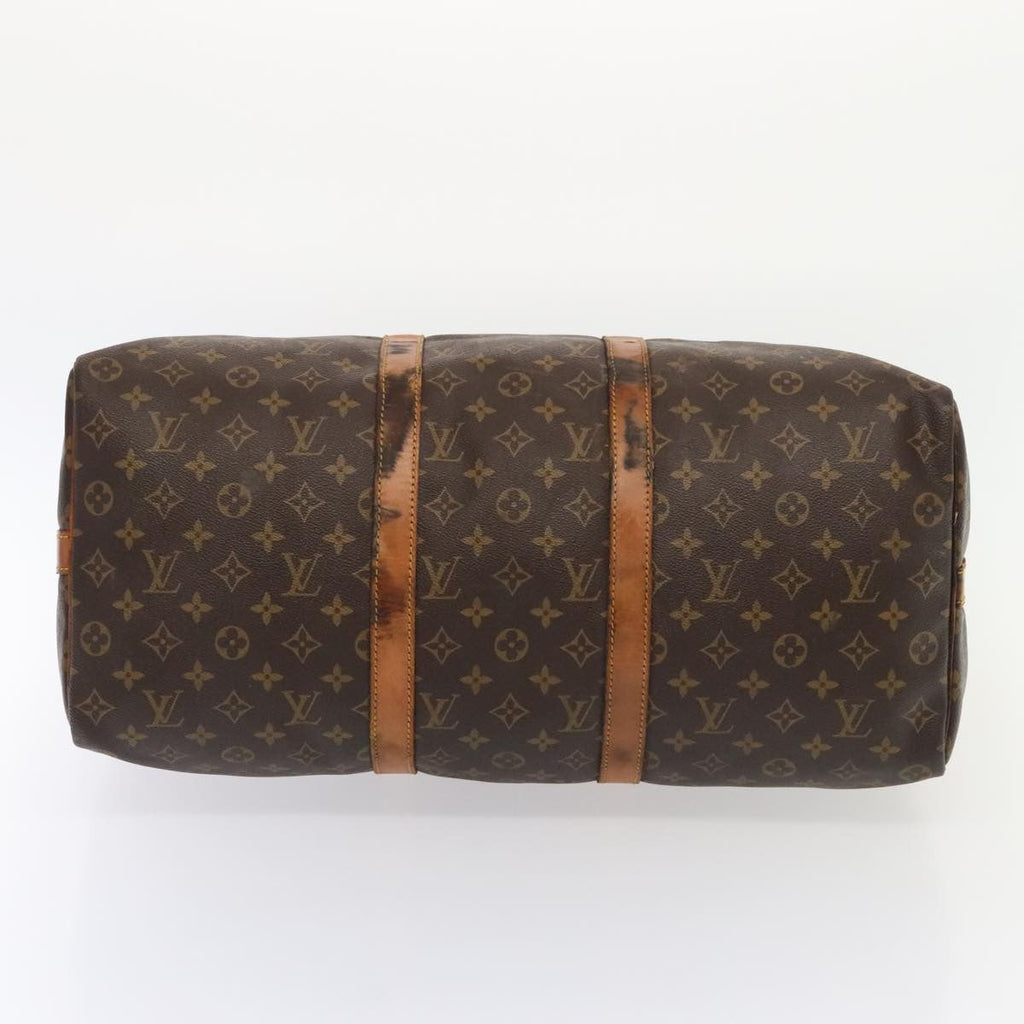 Louis Vuitton Keepall Bag Monogram Canvas Brown Canvas Travel Bag Bag (Pre-Owned)