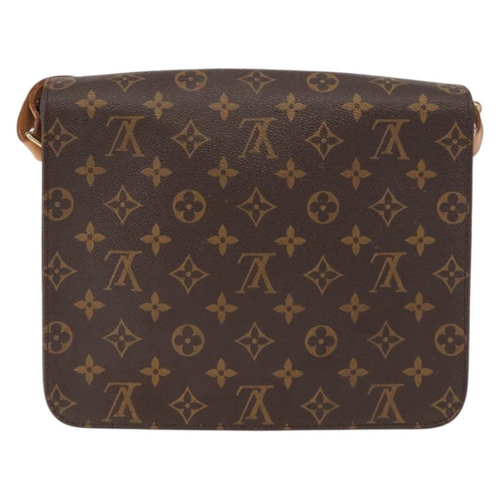 Louis Vuitton Cartouchiere Handbag Monogram Canvas Brown Canvas Shoulder Bag Bag (Pre-Owned)