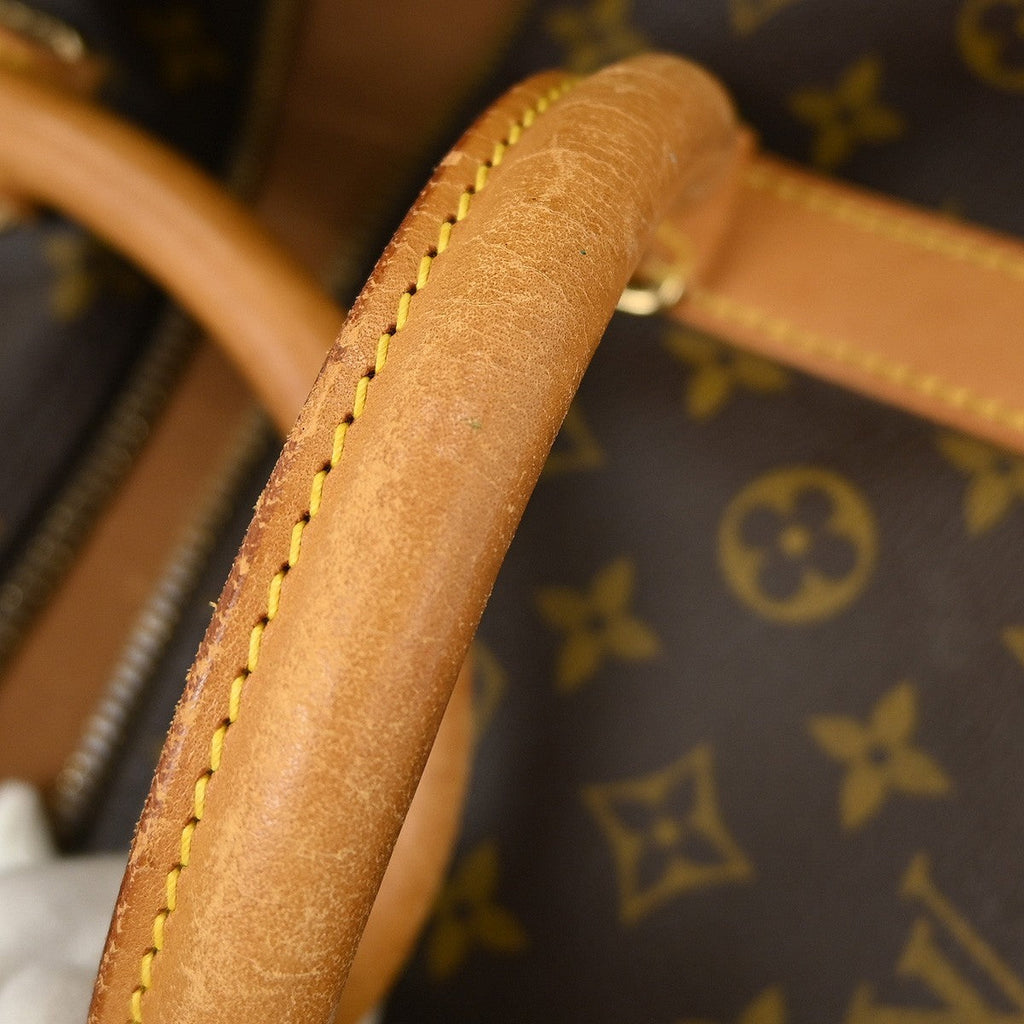 Louis Vuitton Keepall Bag Monogram Canvas Brown Canvas Travel Bag Bag (Pre-Owned)