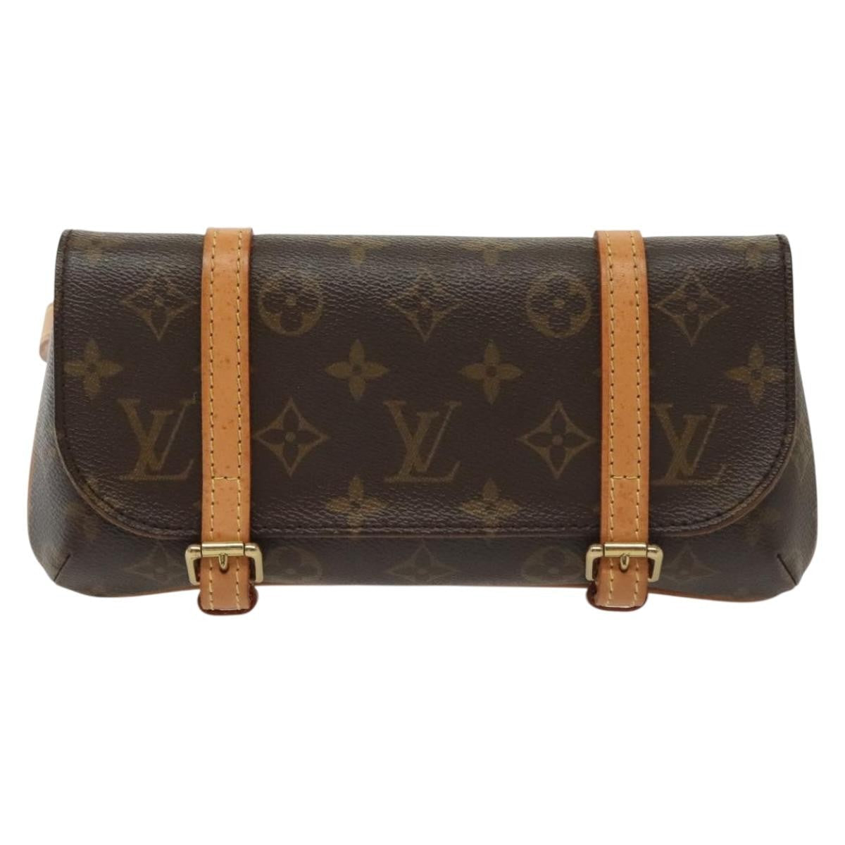 Louis Vuitton Marelle Waist Bag Monogram Canvas Brown Canvas Bag (Pre-Owned)