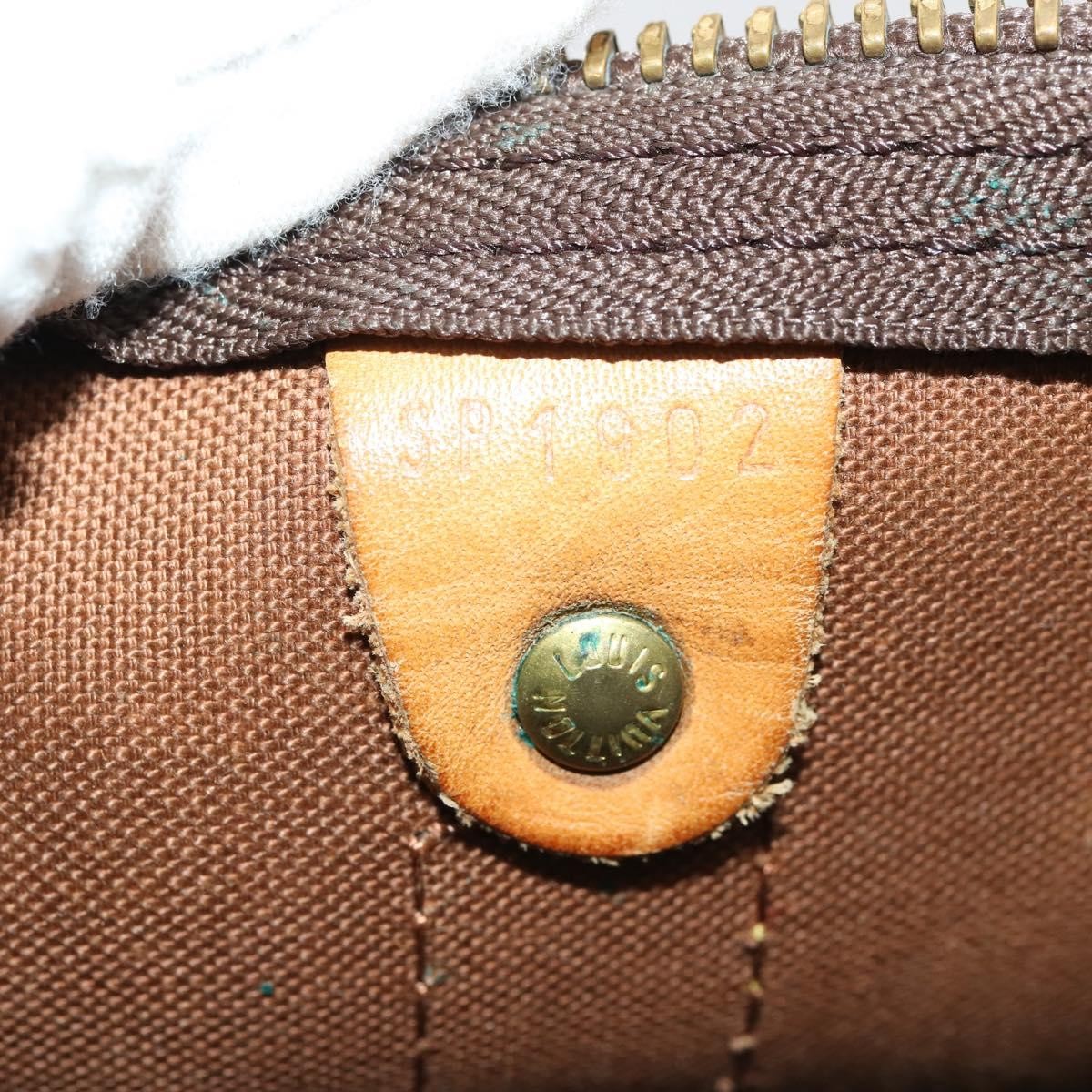 Louis Vuitton Keepall Bag Monogram Canvas Brown Canvas Travel Bag Bag (Pre-Owned)