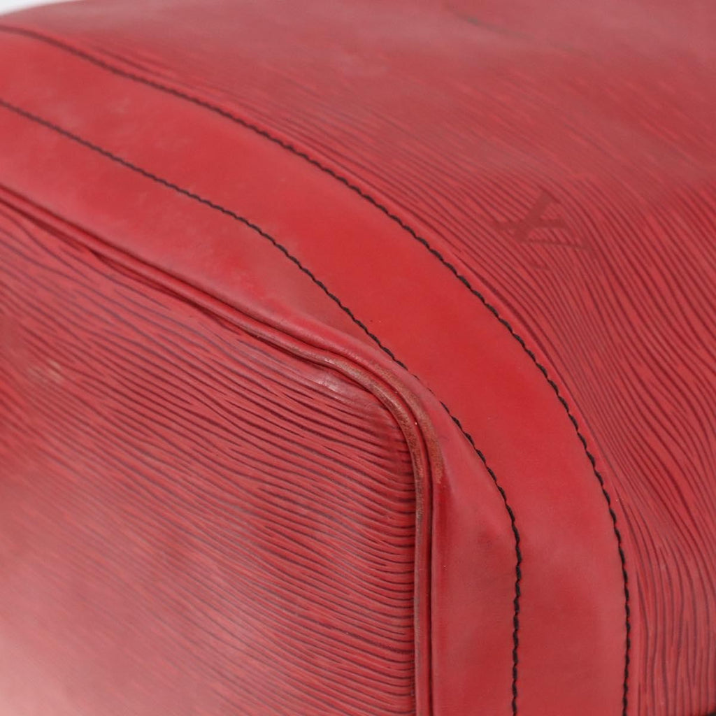 Louis Vuitton Petit Noe Nm Handbag Epi Leather Red Leather Shoulder Bag Bag (Pre-Owned)