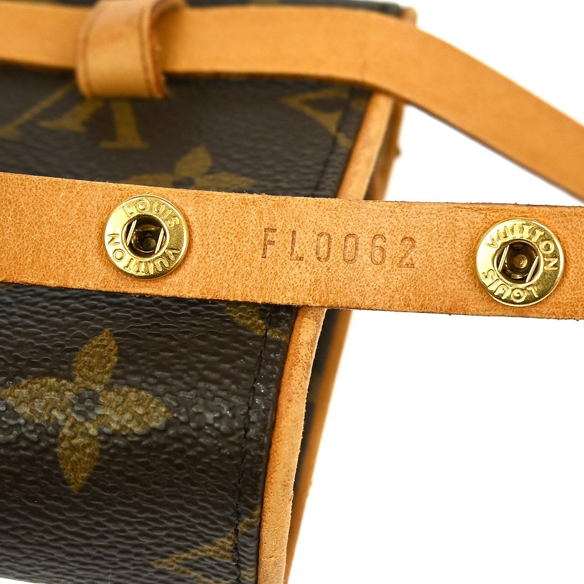 Louis Vuitton Florentine Waist Bag Monogram Canvas Brown Canvas Clutche & Pouche Bag (Pre-Owned)