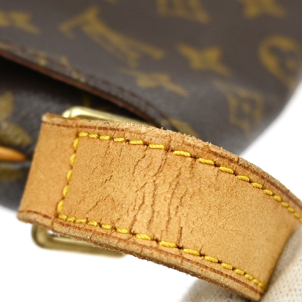 Louis Vuitton Musette Handbag Monogram Canvas Brown Canvas Shoulder Bag Bag (Pre-Owned)