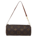 Louis Vuitton Papillon Pochette Monogram Canvas Brown Canvas Clutche & Pouche Bag (Pre-Owned)