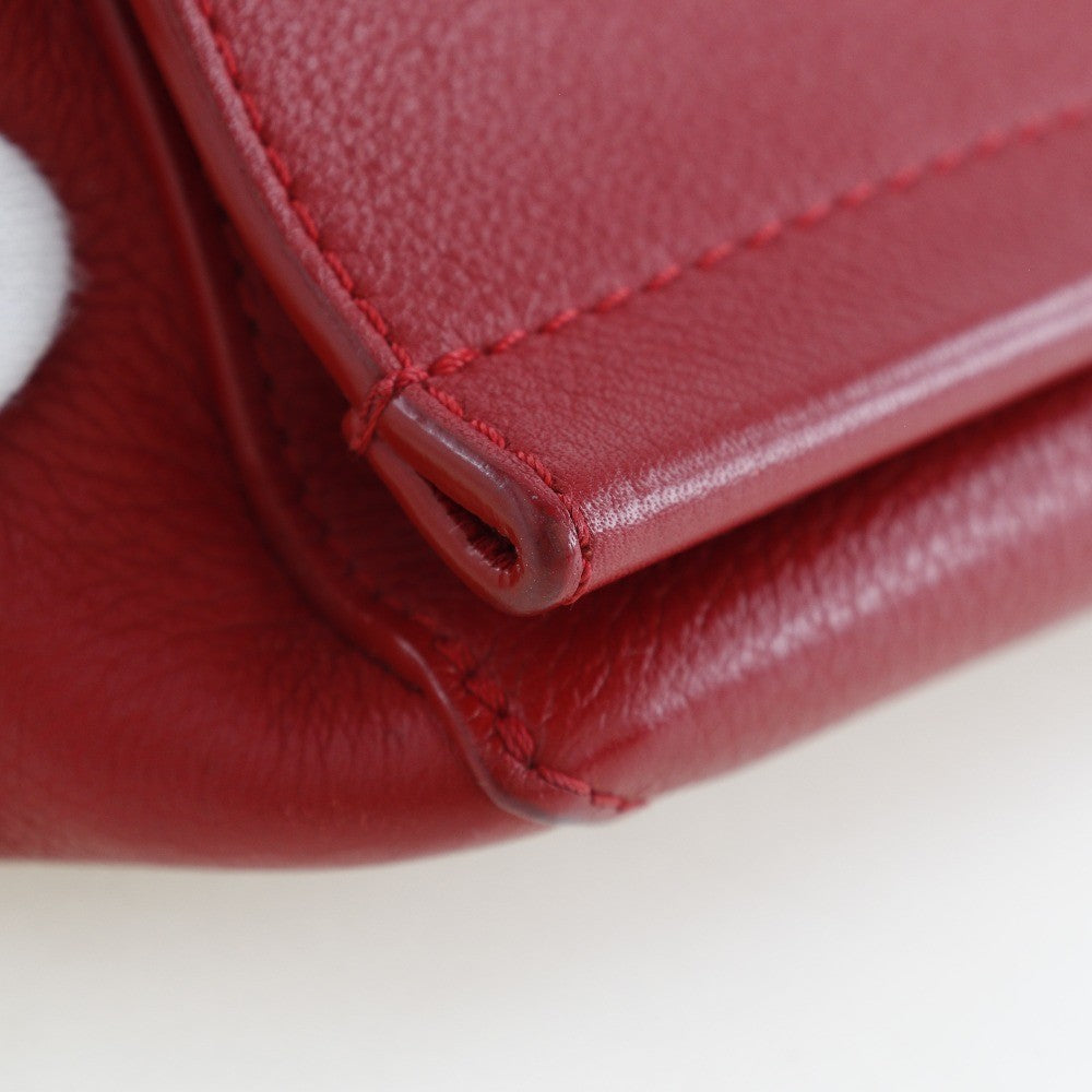 Louis Vuitton Lockme Ii Handbag Leather Red Leather Shoulder Bag Bag (Pre-Owned)