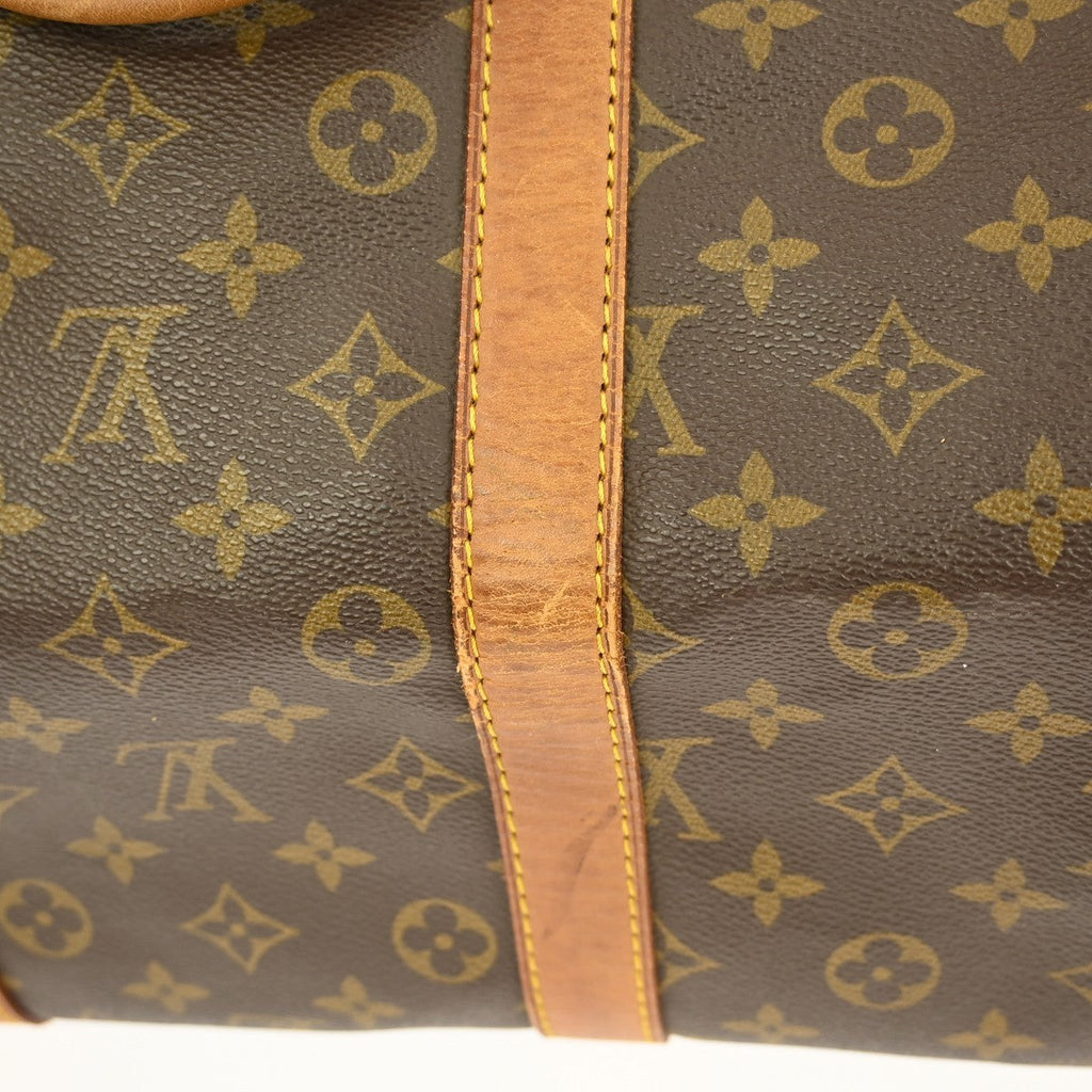 Louis Vuitton Keepall Bag Monogram Canvas Brown Canvas Travel Bag Bag (Pre-Owned)