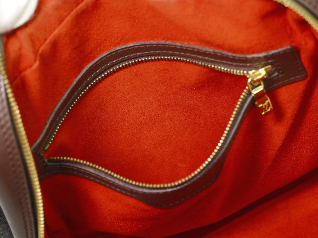 Louis Vuitton Triana Bag Damier Brown Canvas Handbag (Pre-Owned)