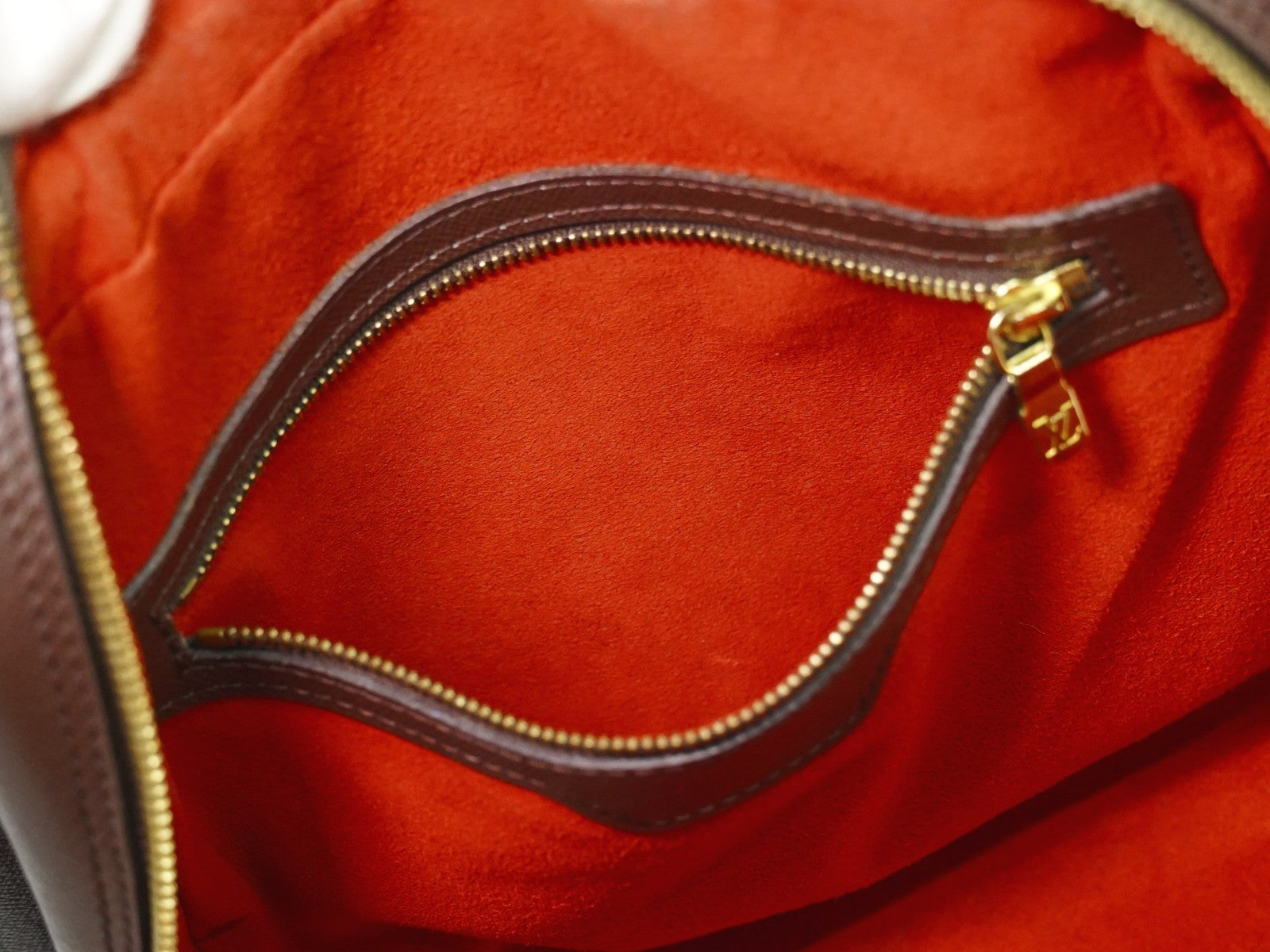Louis Vuitton Triana Bag Damier Brown Canvas Handbag (Pre-Owned)