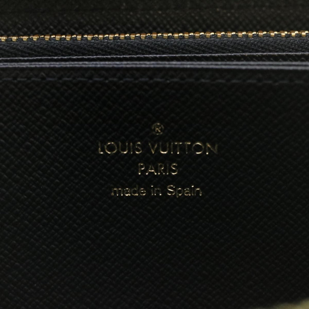 Louis Vuitton Zippy Wallet Nm Monogram Giant Reverse Brown Canvas Wallets Accessory (Pre-Owned)