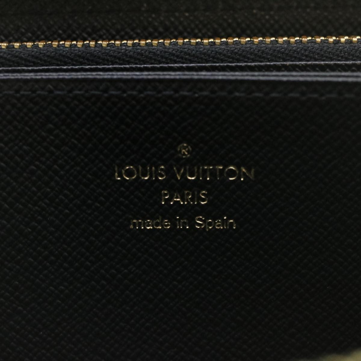 Louis Vuitton Zippy Wallet Nm Monogram Giant Reverse Brown Canvas Wallets Accessory (Pre-Owned)
