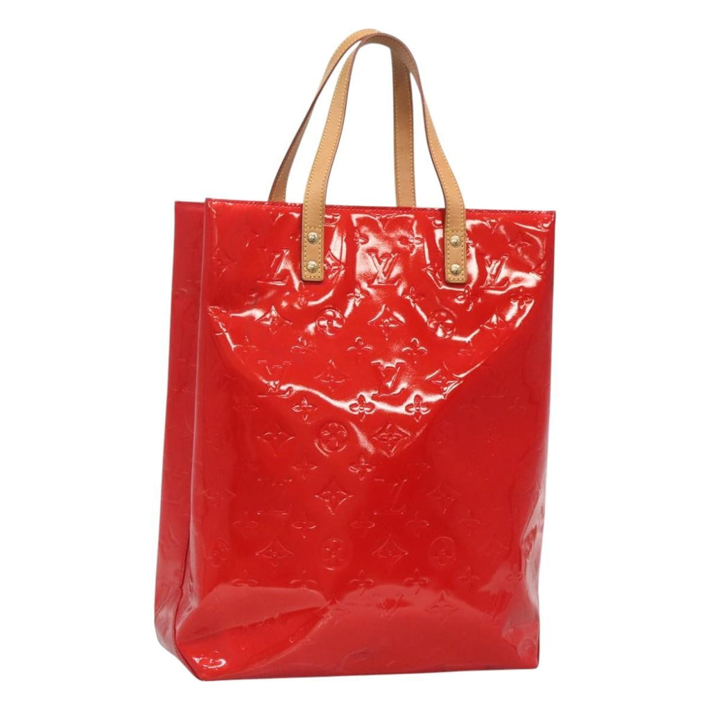 Louis Vuitton Reade Handbag Monogram Vernis Red Patent_Leather Handbag (Pre-Owned)