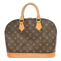 Louis Vuitton Alma Handbag Monogram Canvas Brown Canvas Handbag (Pre-Owned)