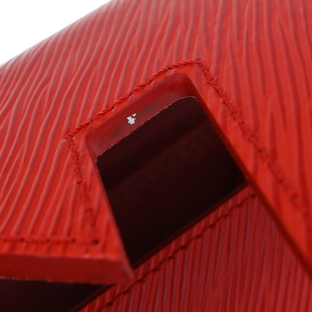 Louis Vuitton Twist Handbag Epi Leather Red Leather Shoulder Bag Bag (Pre-Owned)