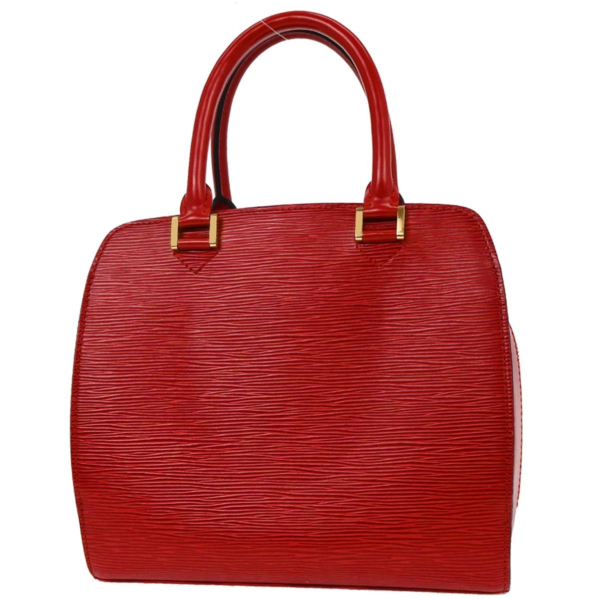 Louis Vuitton Pont Neuf Handbag Epi Leather Red Leather Handbag (Pre-Owned)