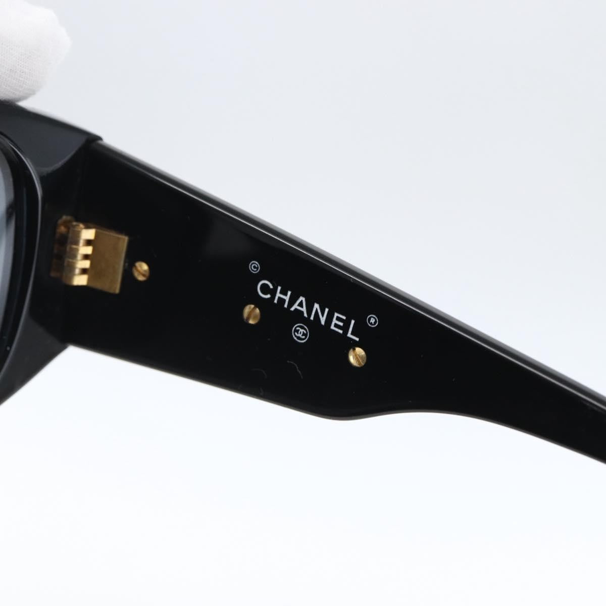 Chanel Camélia Sunglasses Plastic Black Plastic Sunglasse Accessory (Pre-Owned)