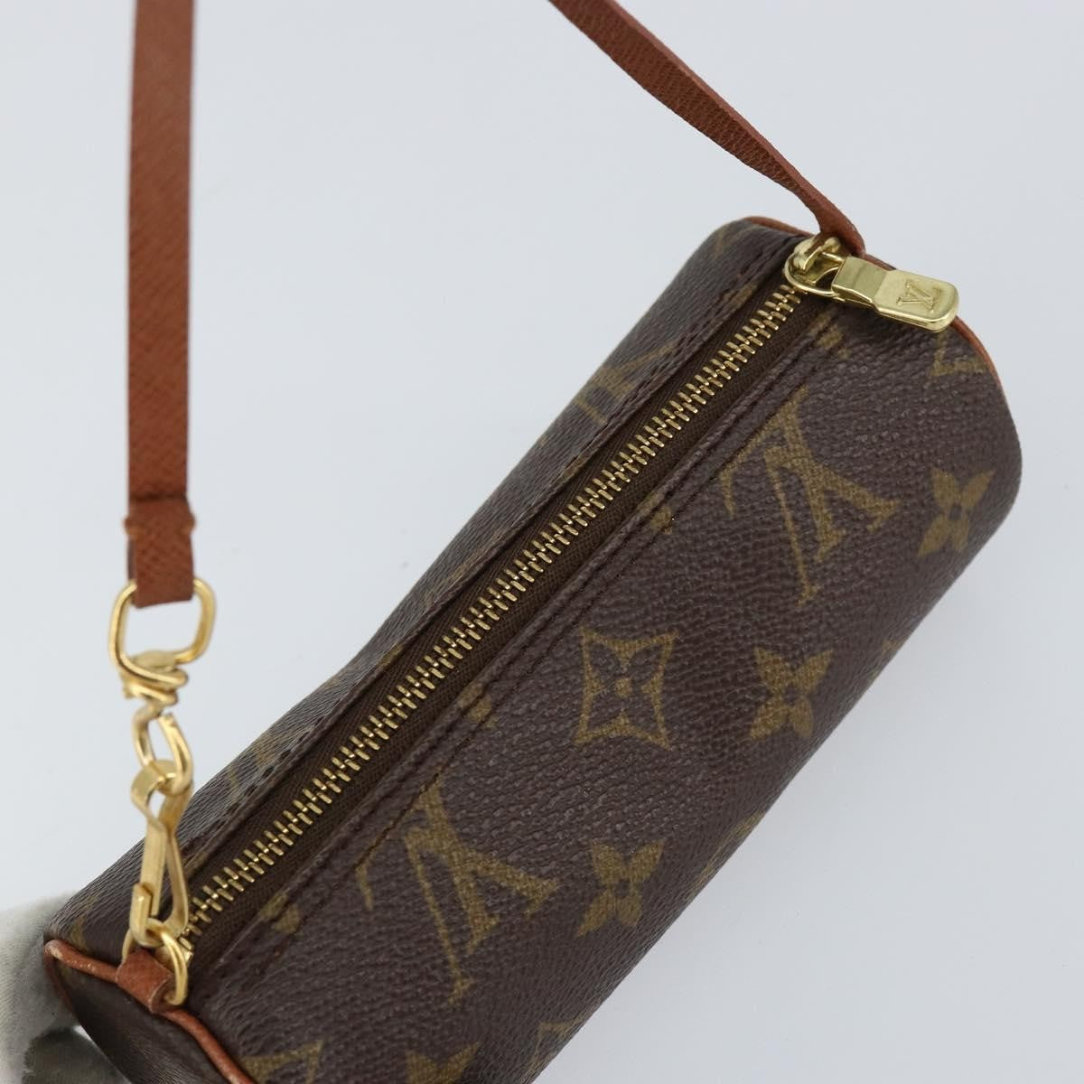 Louis Vuitton Papillon Pochette Monogram Canvas Brown Canvas Clutche & Pouche Bag (Pre-Owned)