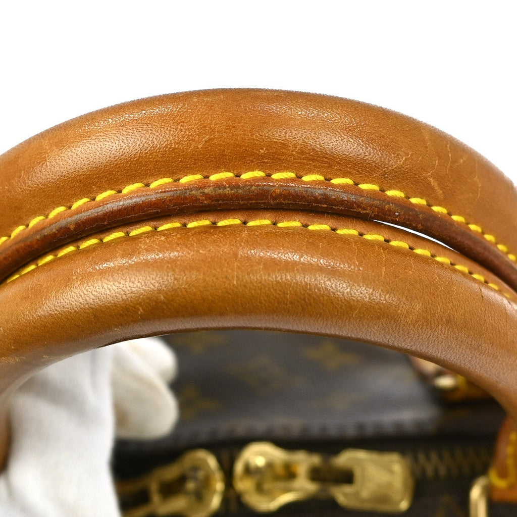 Louis Vuitton Keepall Bag Monogram Canvas Brown Canvas Travel Bag Bag (Pre-Owned)